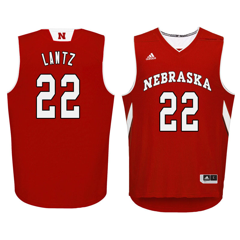 Men Nebraska Cornhuskers #22 Stu Lantz College Basketball Jersyes Sale-Red - Click Image to Close